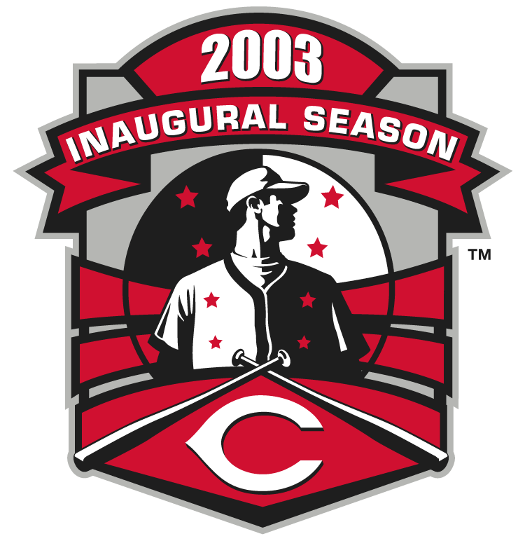 Cincinnati Reds 2003 Stadium Logo vinyl decal